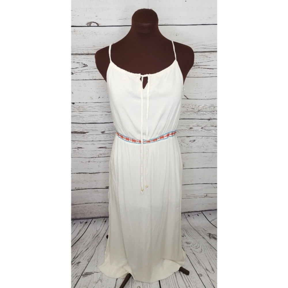 Umgee Boho Cream Ivory Maxi Dress